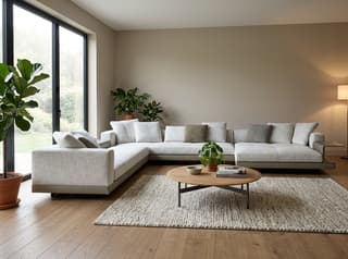 Farnham Bouclé Corner Sofa in As shown – left-hand view
