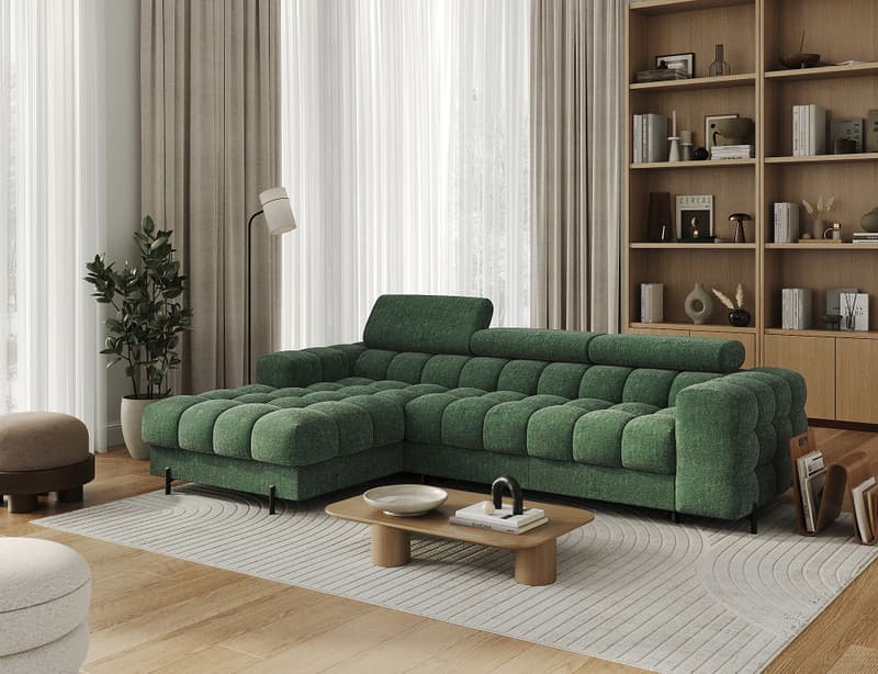 Emberly Corner Sofa Bed with Storage AM35