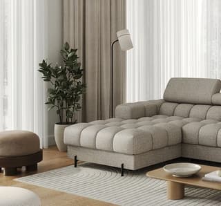 Emberly Corner Sofa Bed with Storage RY20 – close-up detail