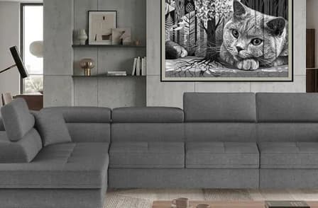 Orrino Long Corner Sofa Bed with Storage S21 – photo 4