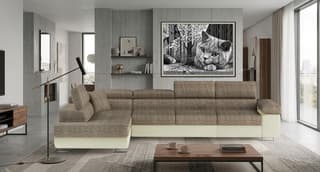 Orrino Long Corner Sofa Bed with Storage B03/S33