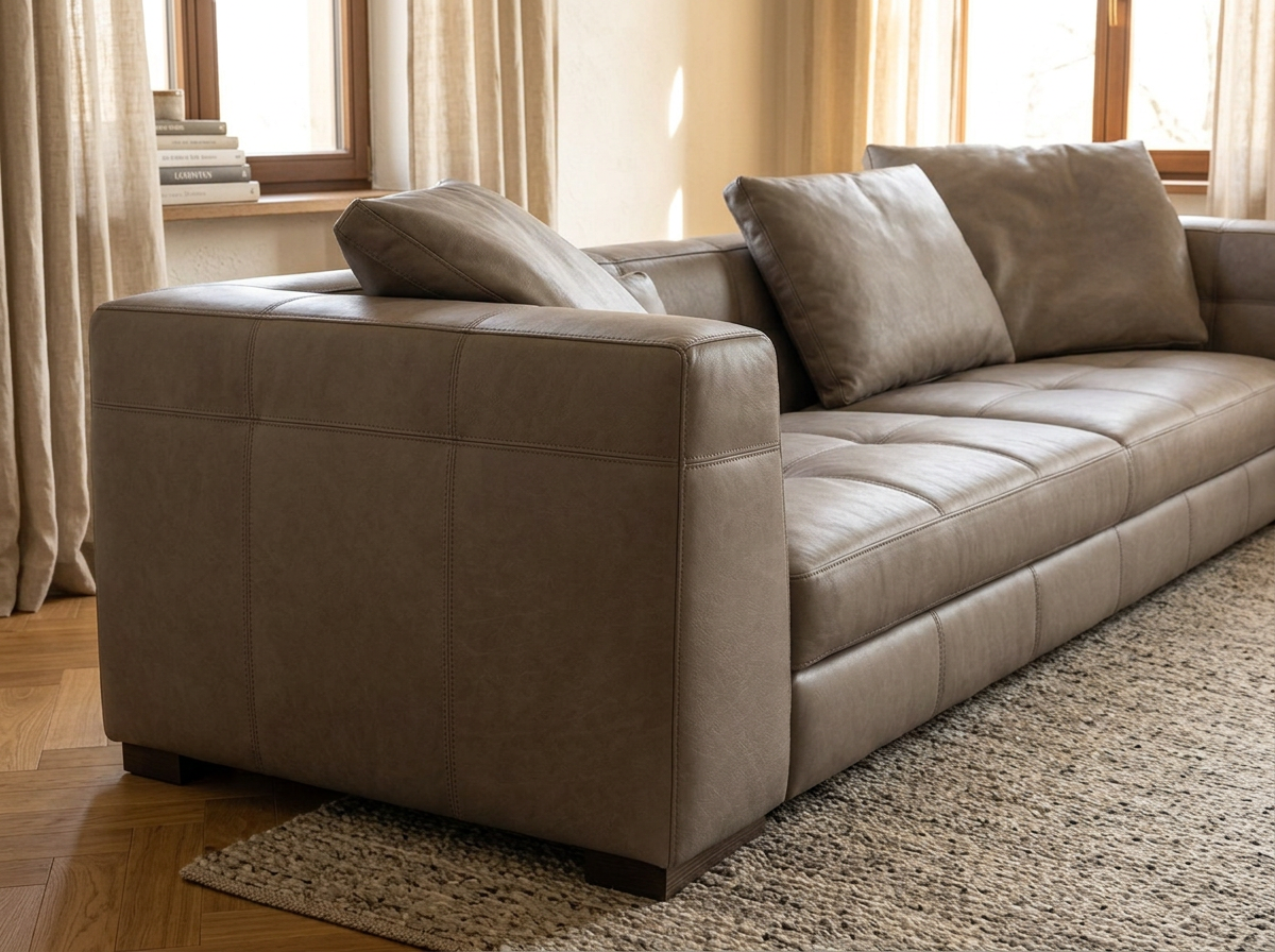 Ashcombe Leather-Look Sofa – photo 5