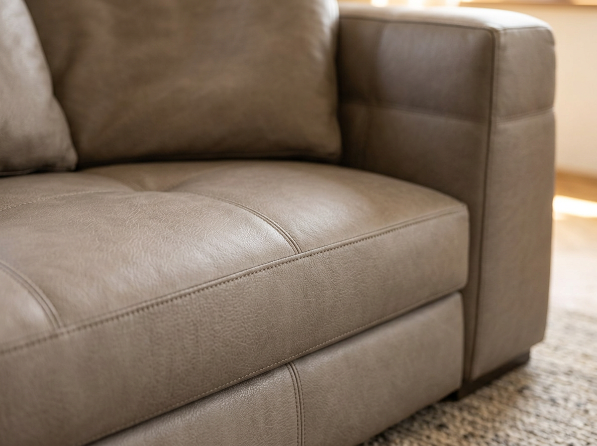 Ashcombe Leather-Look Sofa – photo 4