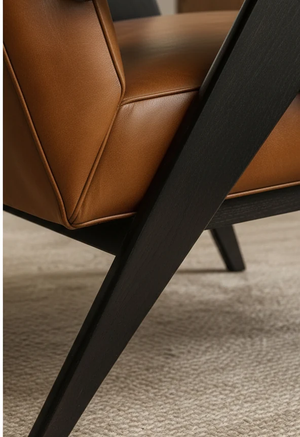 Rivington Leather Lounge Chair – photo 3