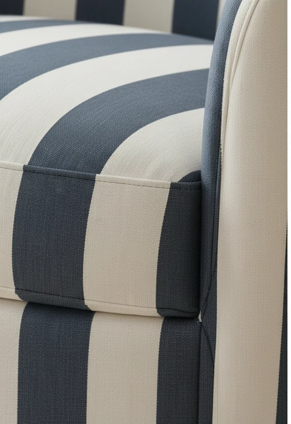 Ashbourne Stripe Swivel Chair – photo 2