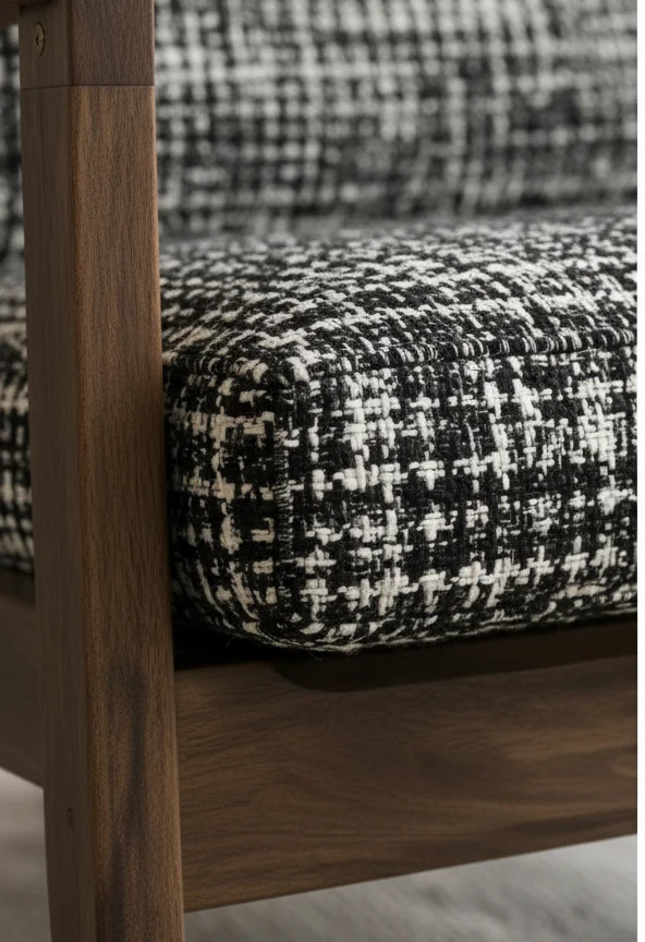 Calverley Tweed Lounge Chair – photo 2
