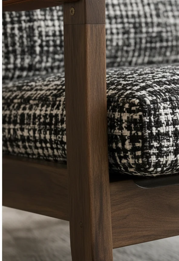 Calverley Tweed Lounge Chair – photo 3