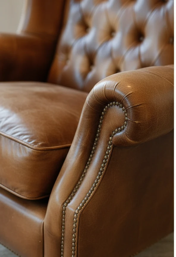 Ashwell Chesterfield Wing Chair – photo 2