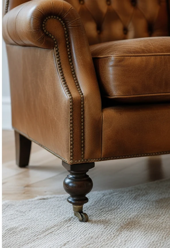Ashwell Chesterfield Wing Chair – photo 3
