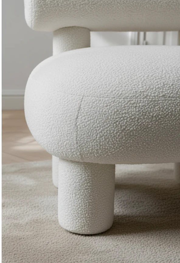 Jarvis Bouclé Tube Chair – photo 3