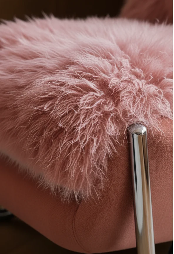 Denby Faux Fur Chair – photo 2
