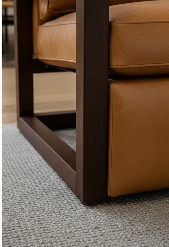Eskdale Block Leather Chair – photo 3