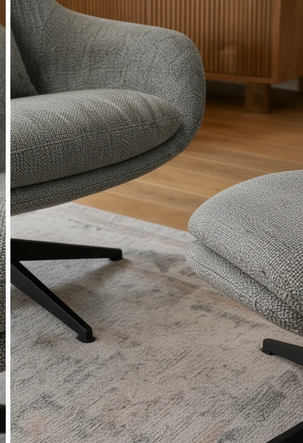 Yelverton Swivel & Footstool – photo 3