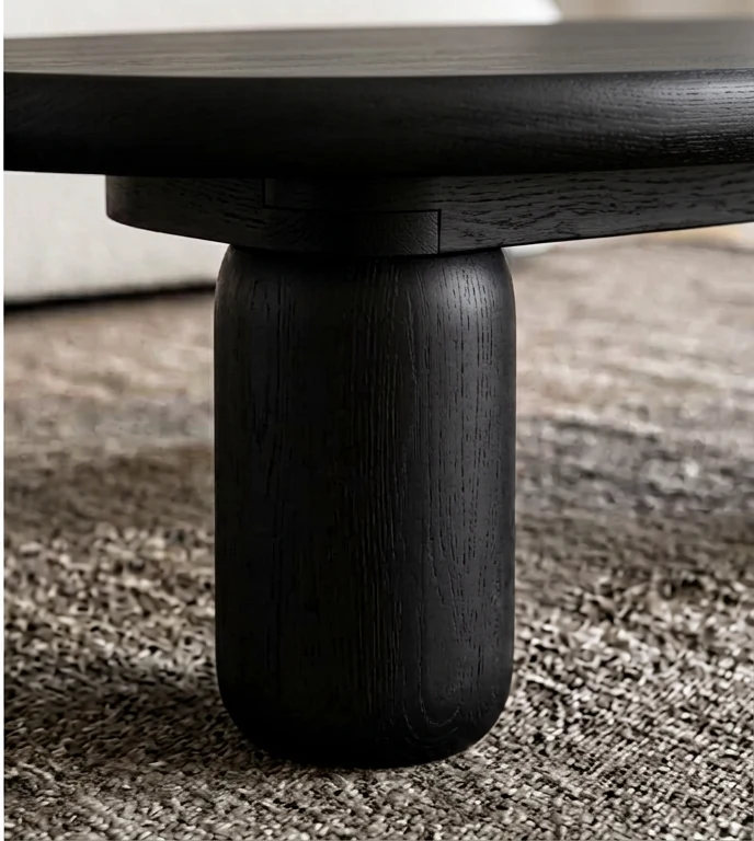 Hartlow Black Oak Coffee Table – photo 3