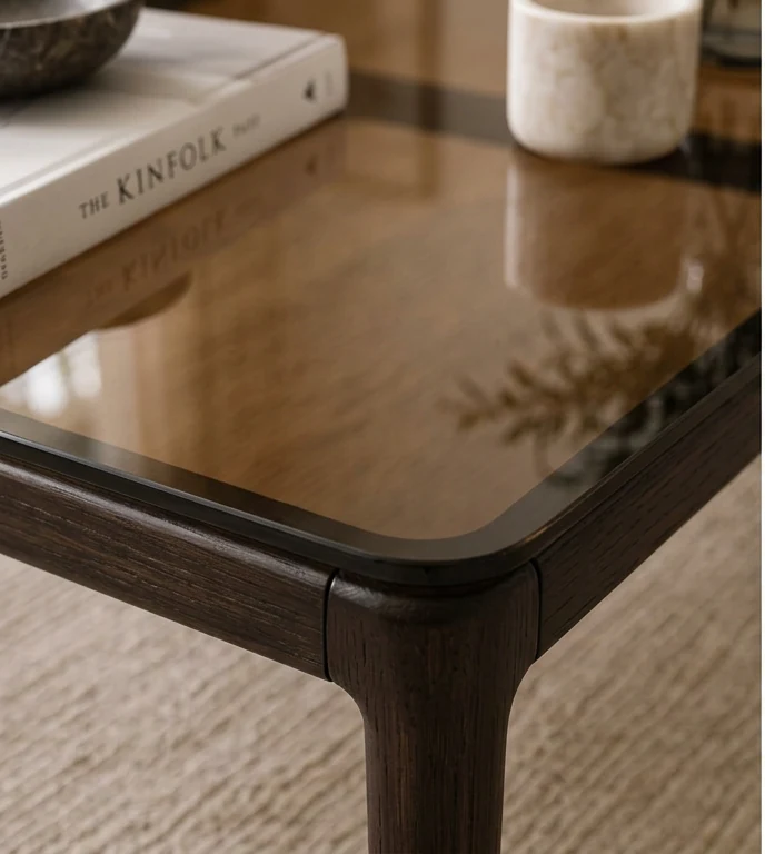 Upton Glass Coffee Table – photo 2
