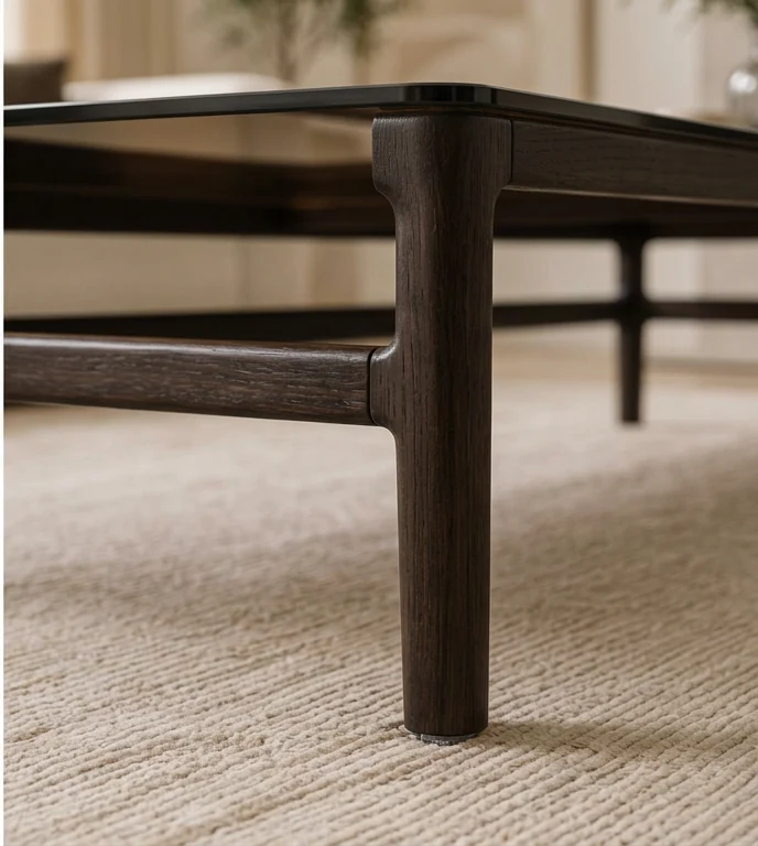 Upton Glass Coffee Table – photo 3