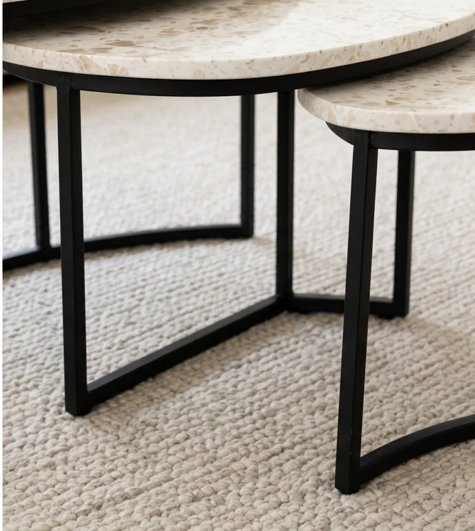 Bellmere Organic Coffee Table Set – photo 3