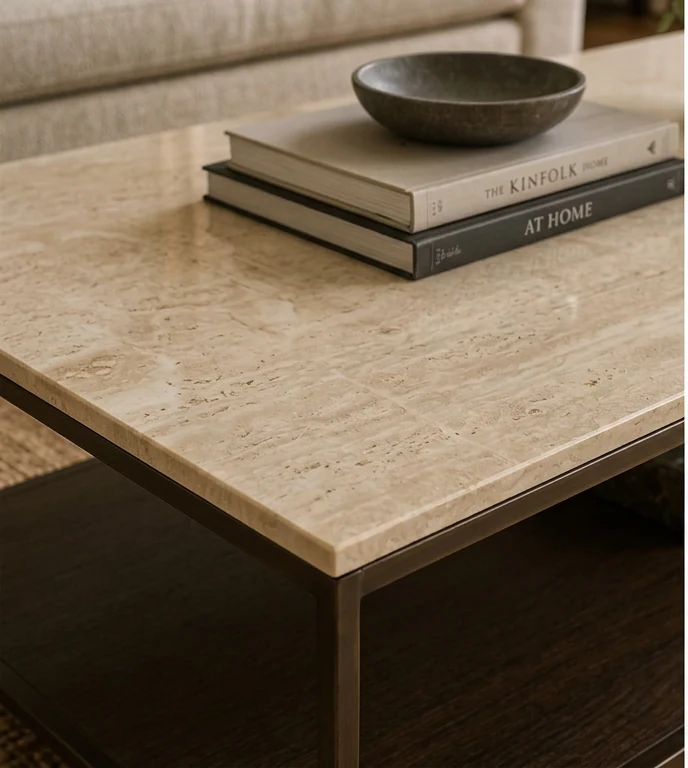 Marden Stone Shelf Coffee Table – photo 2