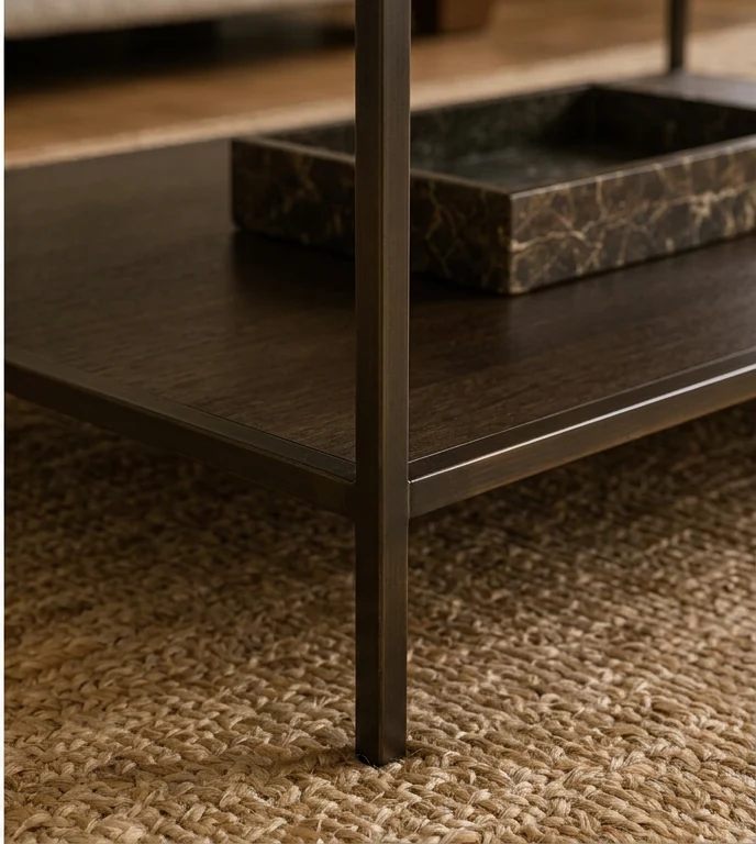 Marden Stone Shelf Coffee Table – photo 3