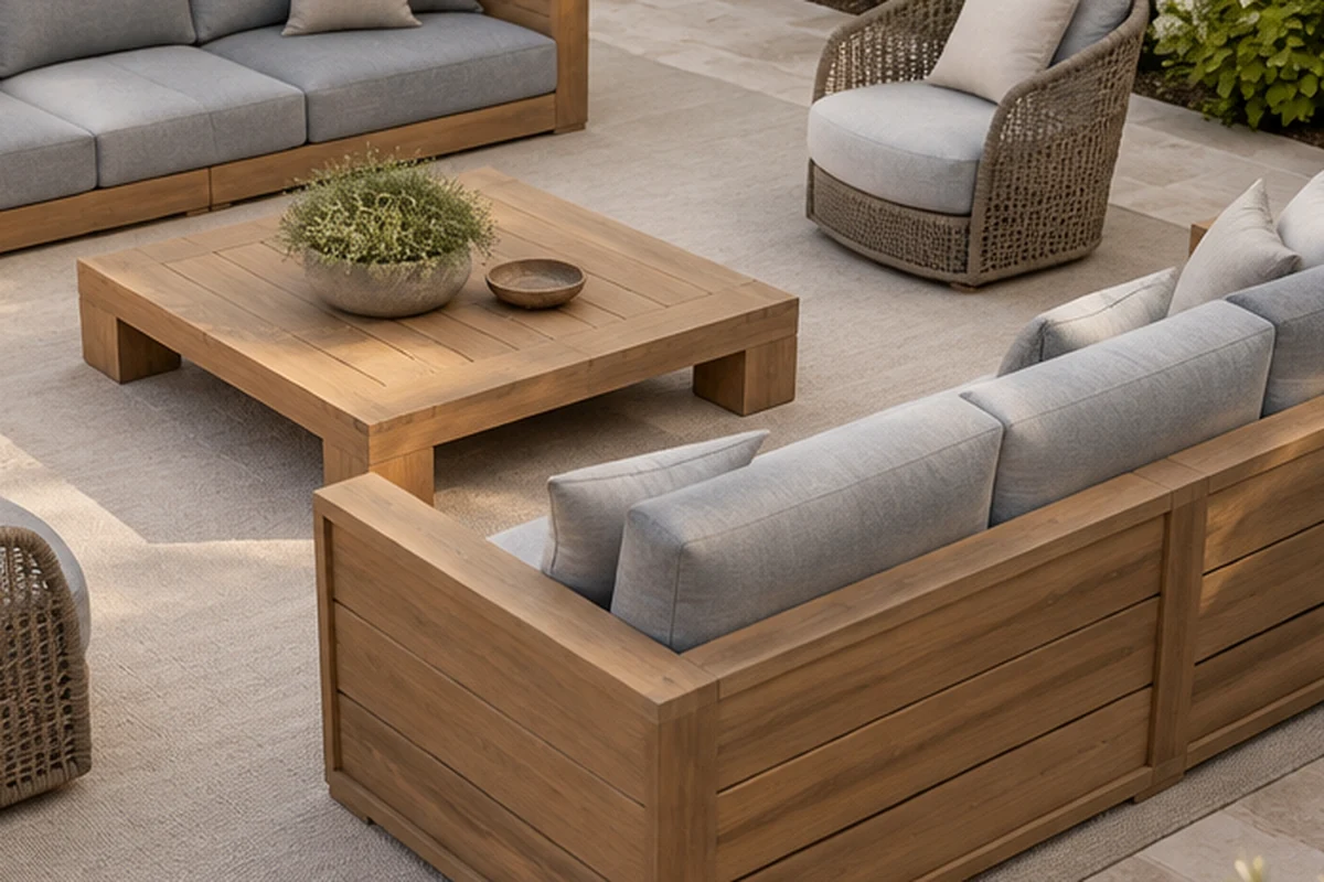 Braxton Teak Garden Furniture Set – photo 4