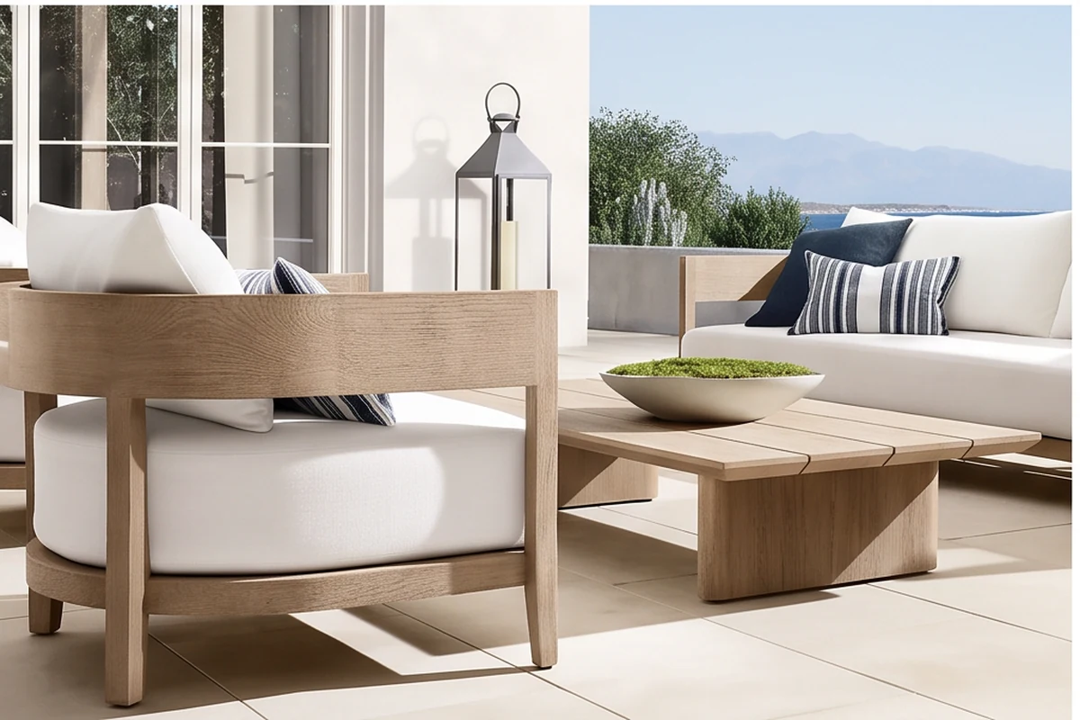 Ludlow Teak Garden Furniture Set – photo 3