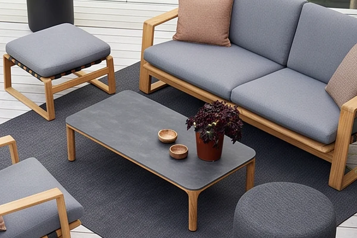 Rosewood Teak Garden Furniture Set – photo 4