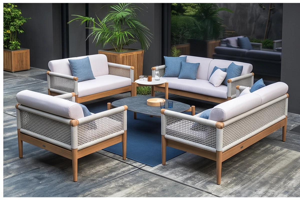 Stoneleigh Teak Garden Furniture Set – photo 2