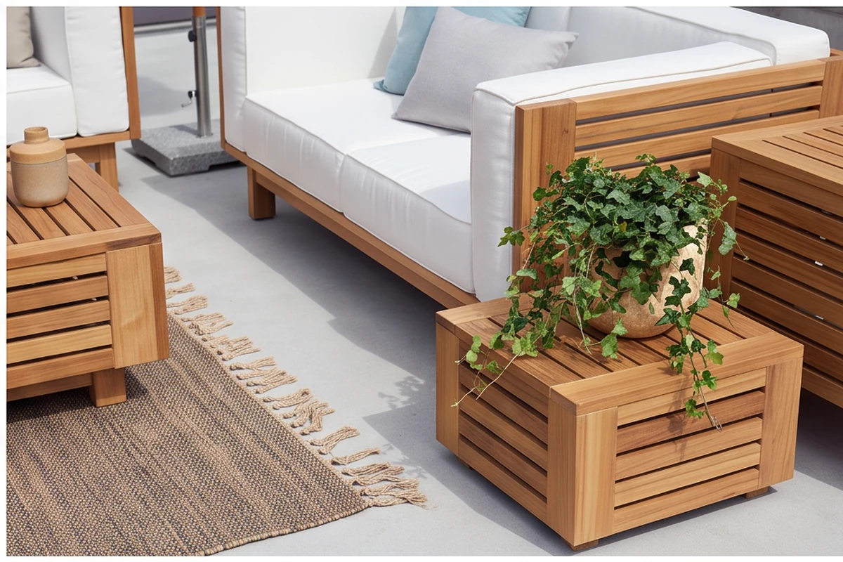 Templeton Teak Garden Furniture Set – photo 2