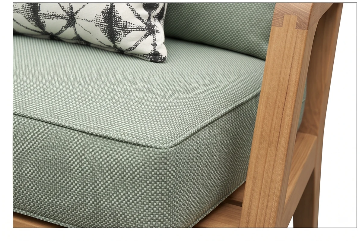 Thornham Teak Garden Furniture Set – close-up detail