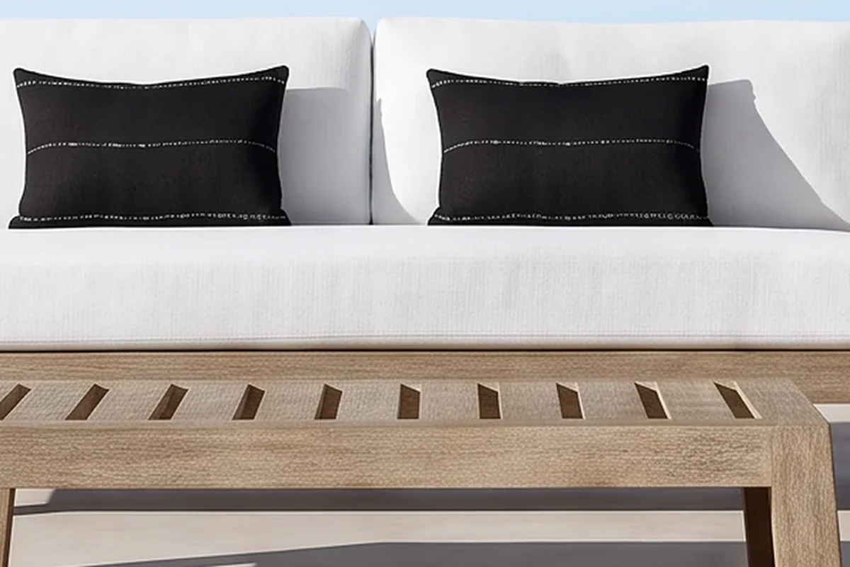 Tiverton Teak Garden Furniture Set – close-up detail