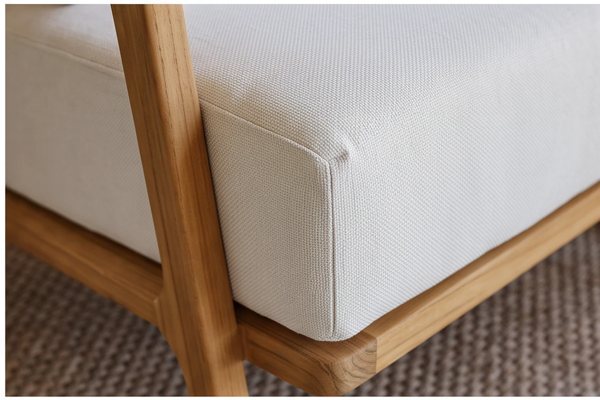 Tresco Teak Garden Furniture Set – close-up detail