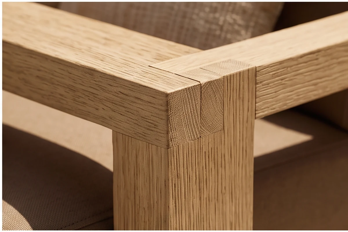 Valencia Teak Garden Furniture Set – close-up detail
