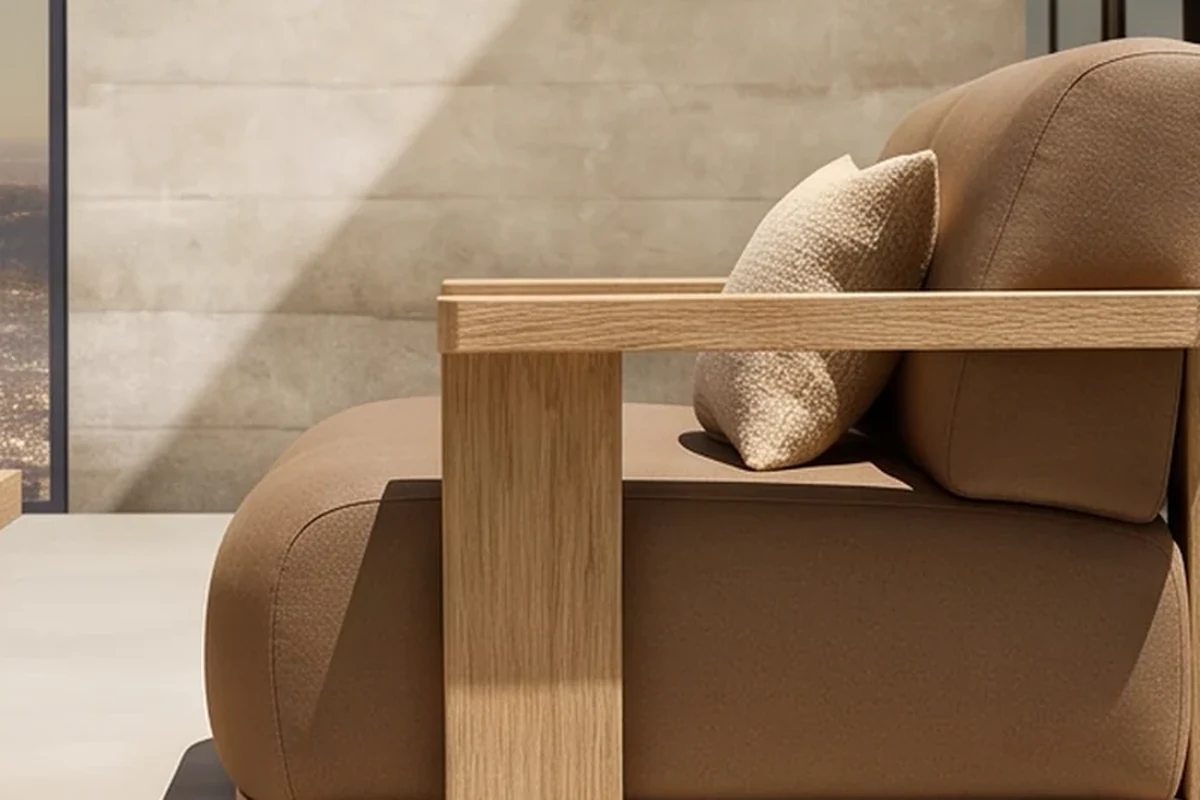 Valencia Teak Garden Furniture Set – close-up detail