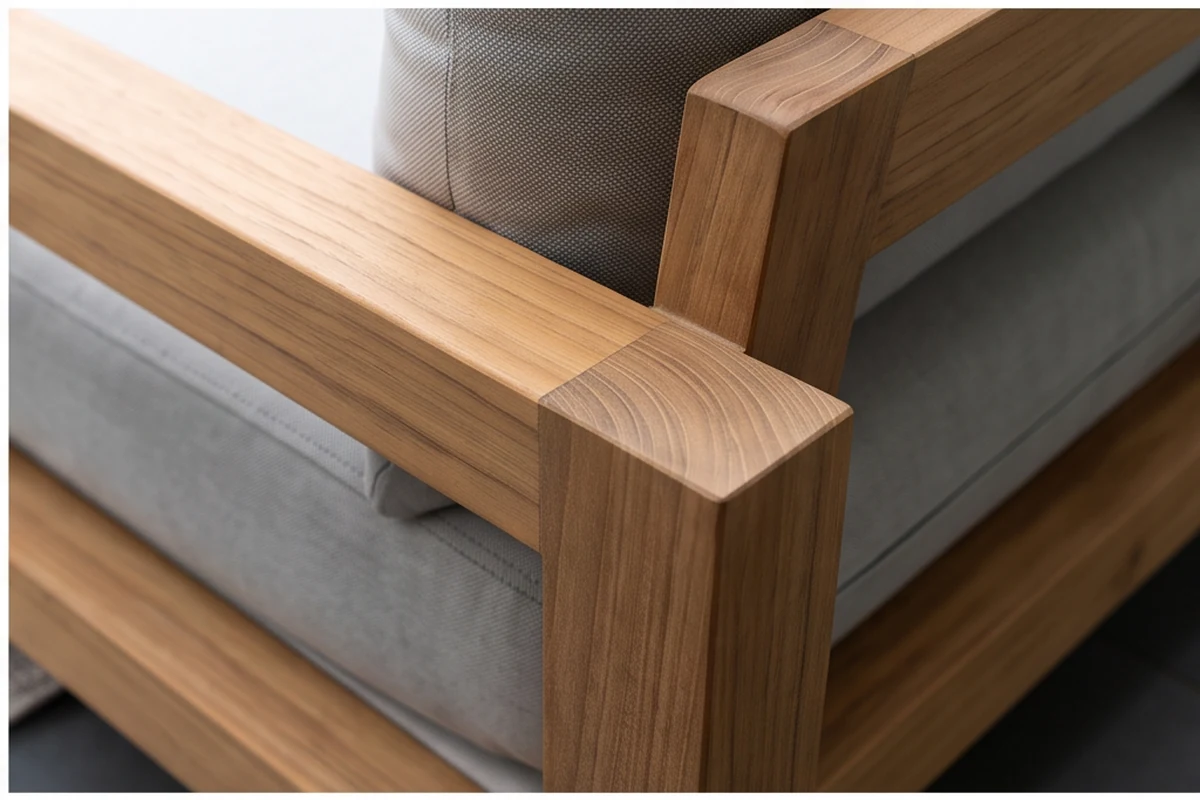 Wakehurst Teak Garden Furniture Set – close-up detail