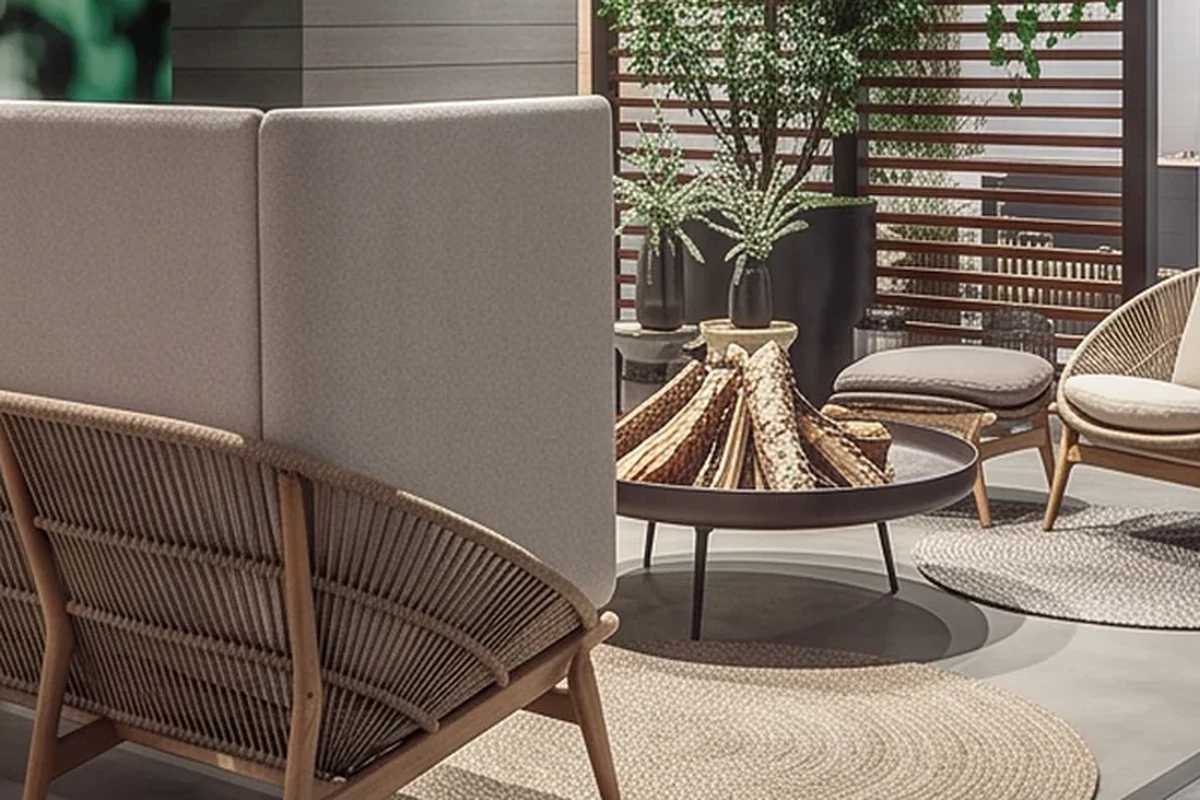 Wentworth Teak Garden Furniture Set – close-up detail
