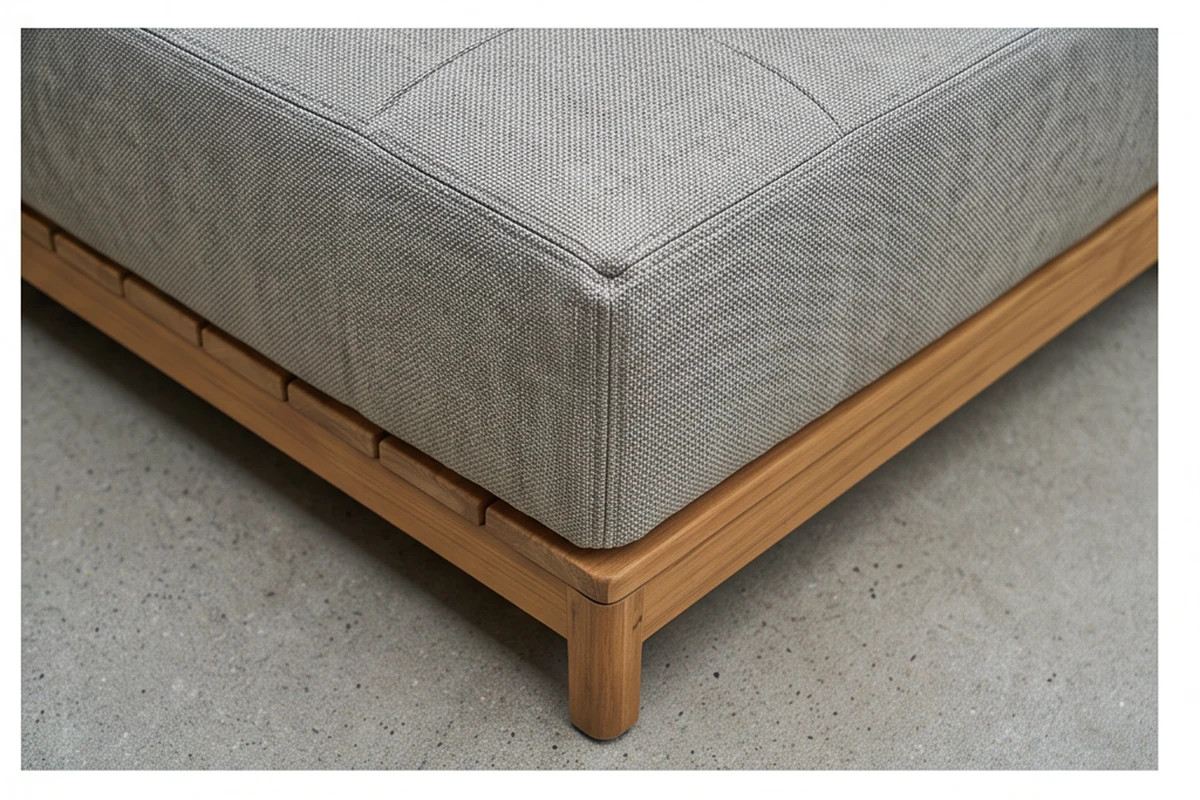 Whitstable Teak Garden Furniture Set – close-up detail