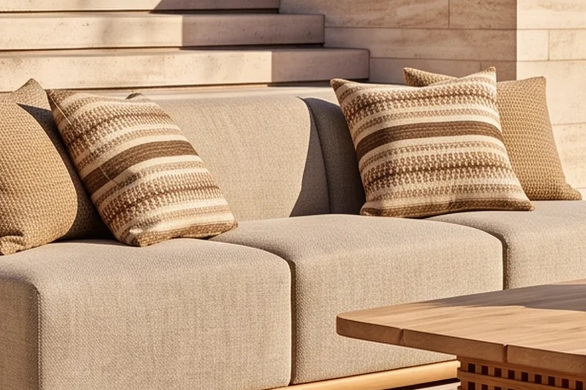 Wilton Teak Garden Furniture Set – close-up detail