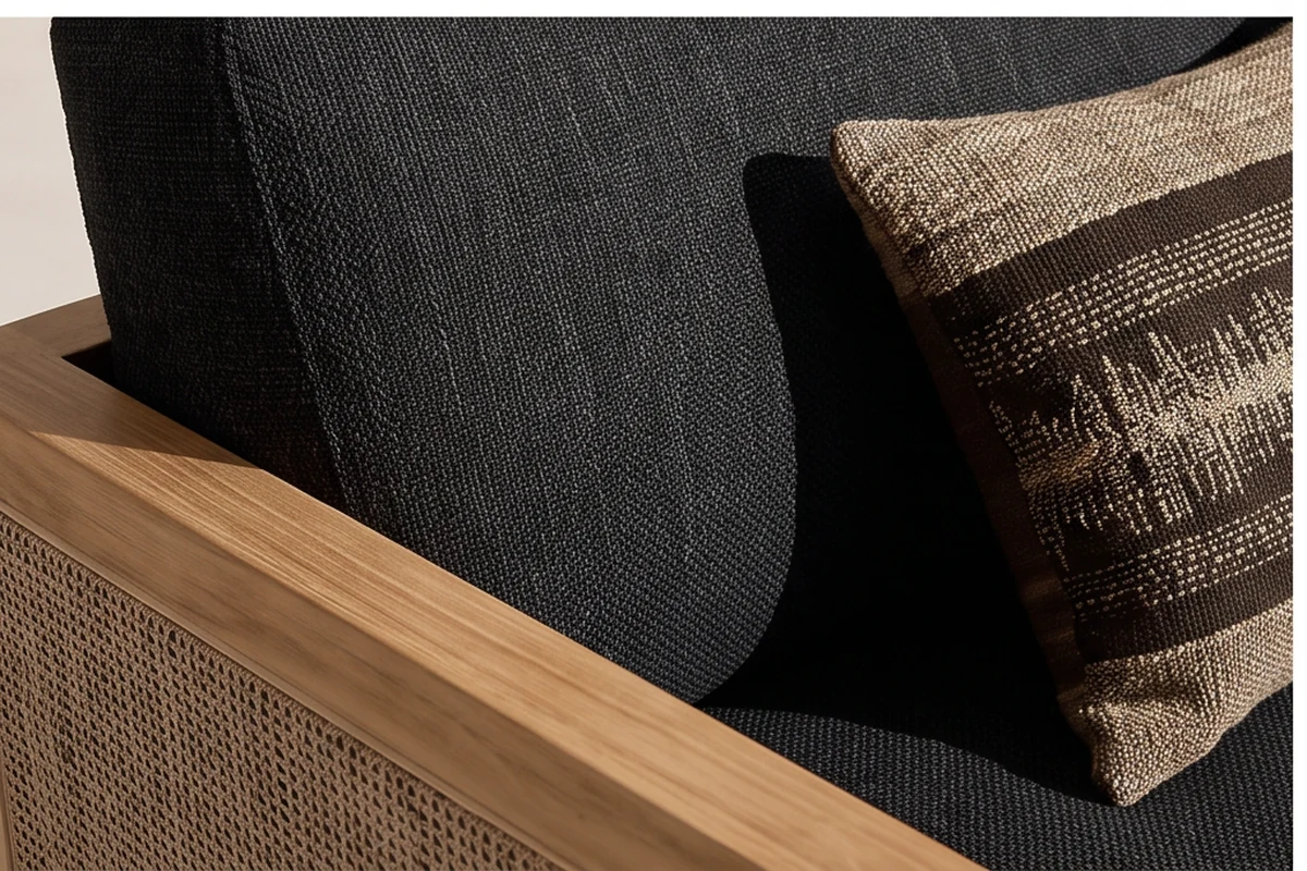 Winchester Teak Garden Furniture Set – close-up detail
