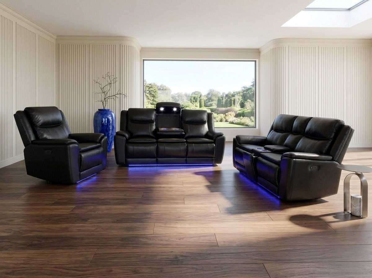 Norland Recliner Sofa Set